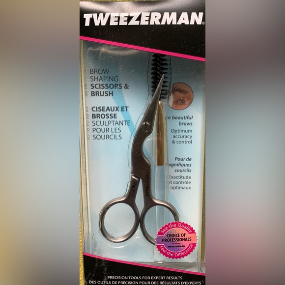 Tweezerman Brow Shaping Scissors & Brush Duo - Picture 2 of 7